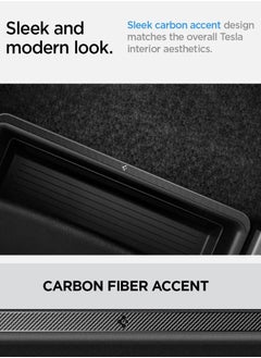 Spigen Underseat Storage Box Organizer for Tesla Model Y (2023 - 2021) Carbon Edition  - Image 3