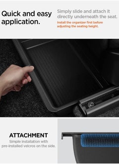 Spigen Underseat Storage Box Organizer for Tesla Model Y (2023 - 2021) Carbon Edition  - Image 5