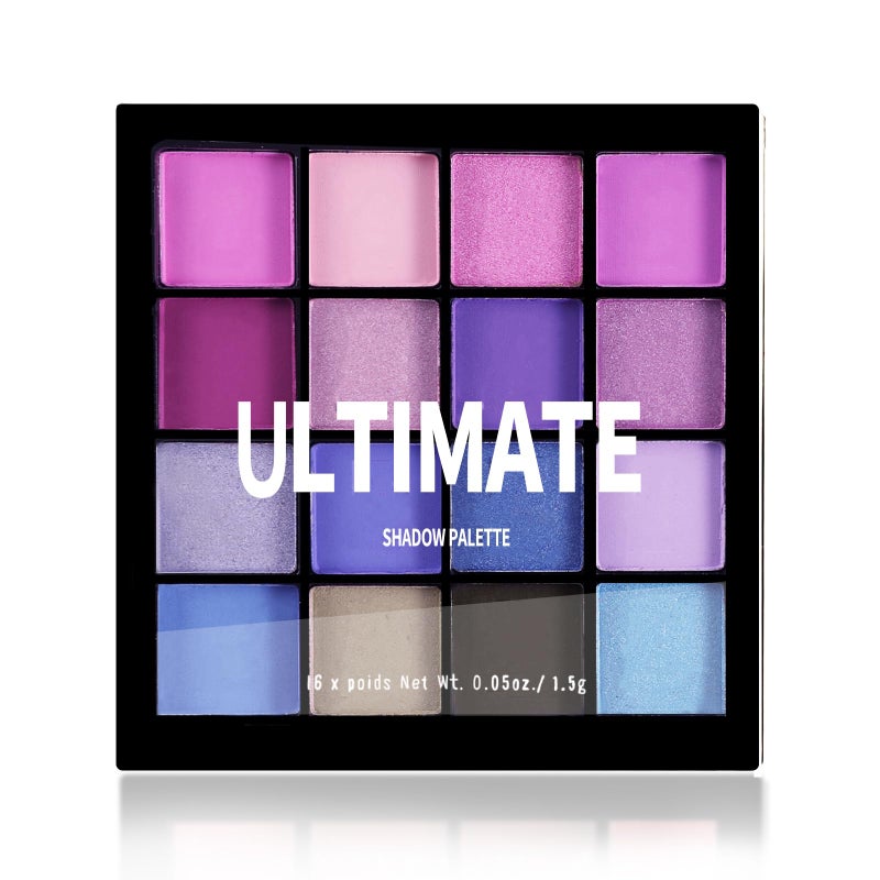 Boobeen Colorful Eyeshadow Palette Makeup16 Colors Matte and Glitter Eyeshadow Bright Eyeshadow palettes Blendable Easy to Build Dramatic Glamour Looks Blue - Image 3