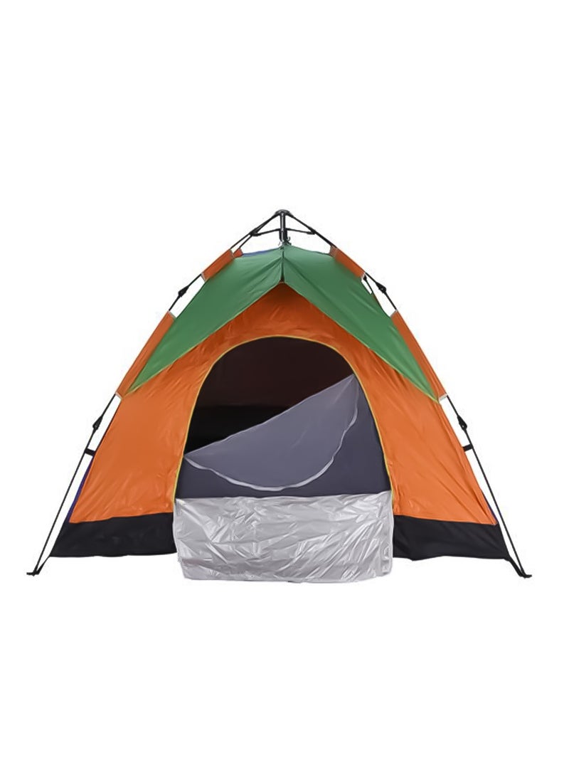 Generic - Camping Tent with Weather Technology, Instant Setup 4 Person Waterproof Tent, Double-Thick Fabric And Carry Bag, Sets Up In Few Minutes Automatic Tent For Outdoor LB-20348 - Image 1