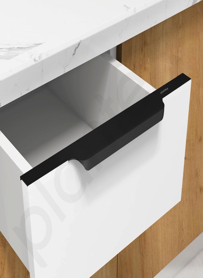 Plantex Profile Handle for Kitchen Cabinet/12 Inch Aluminium Drawer Profile Handle/Wardrobe Pull Handle for Home/Office/Hotel - Pack of 5 (Black) - Image 2