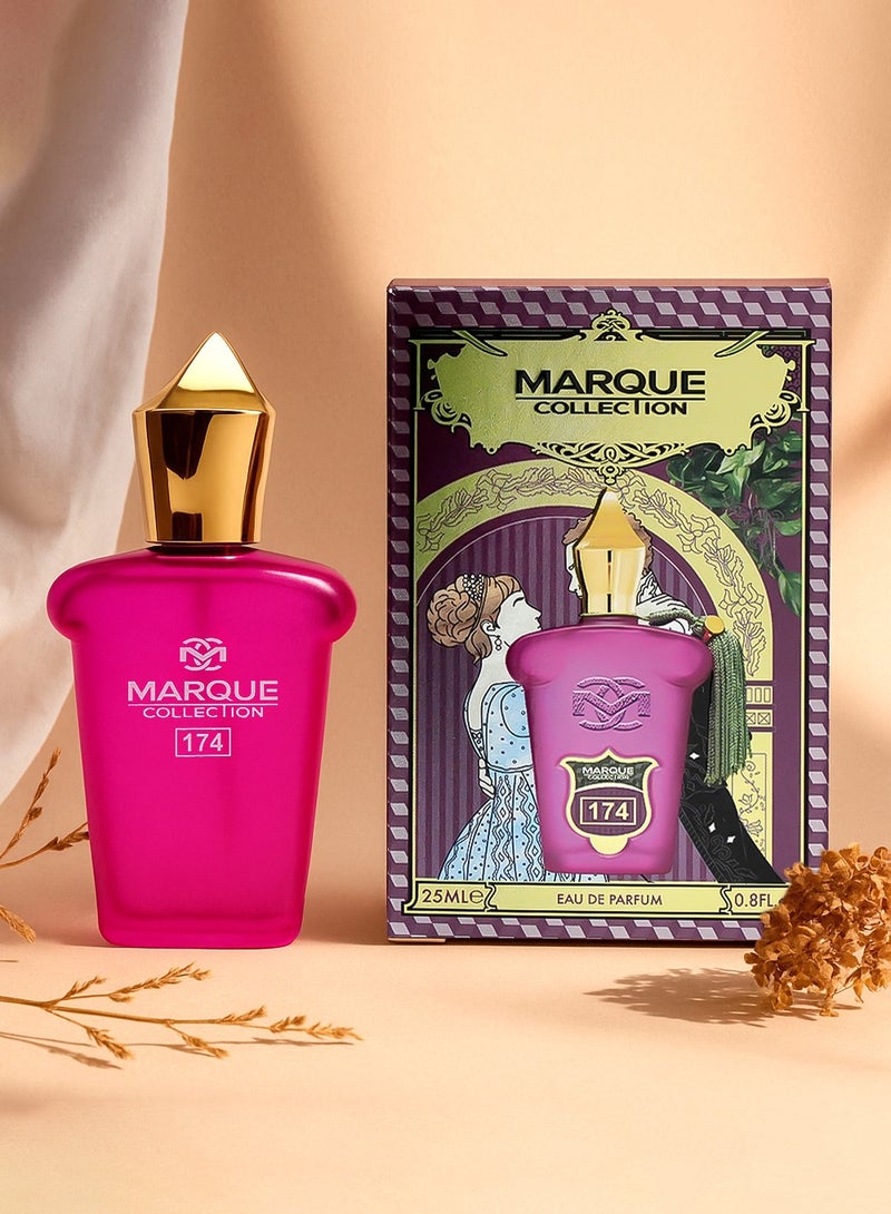 MARQUE COLLECTION Elegant Vanilla Perfume for Women Marque Collection No. 174 | Long Lasting Women’s Perfume | Vanilla & Amber Eau de Parfum 25ml - Image 1