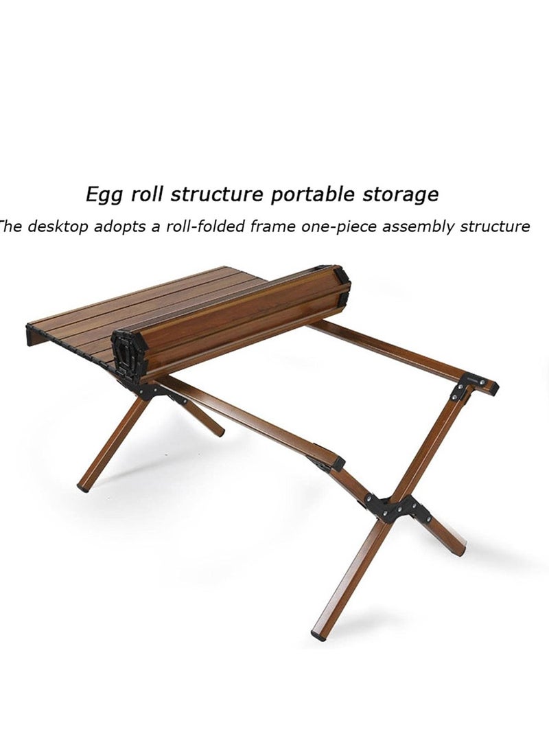 توبيز طقم طاولة تخييم خشبية قابلة للطي مع 4 كراسي فراشة مريحة من توبـي – تصميم أنيق، متين وخفيف للاستخدام الداخلي والخارجي - Image 5
