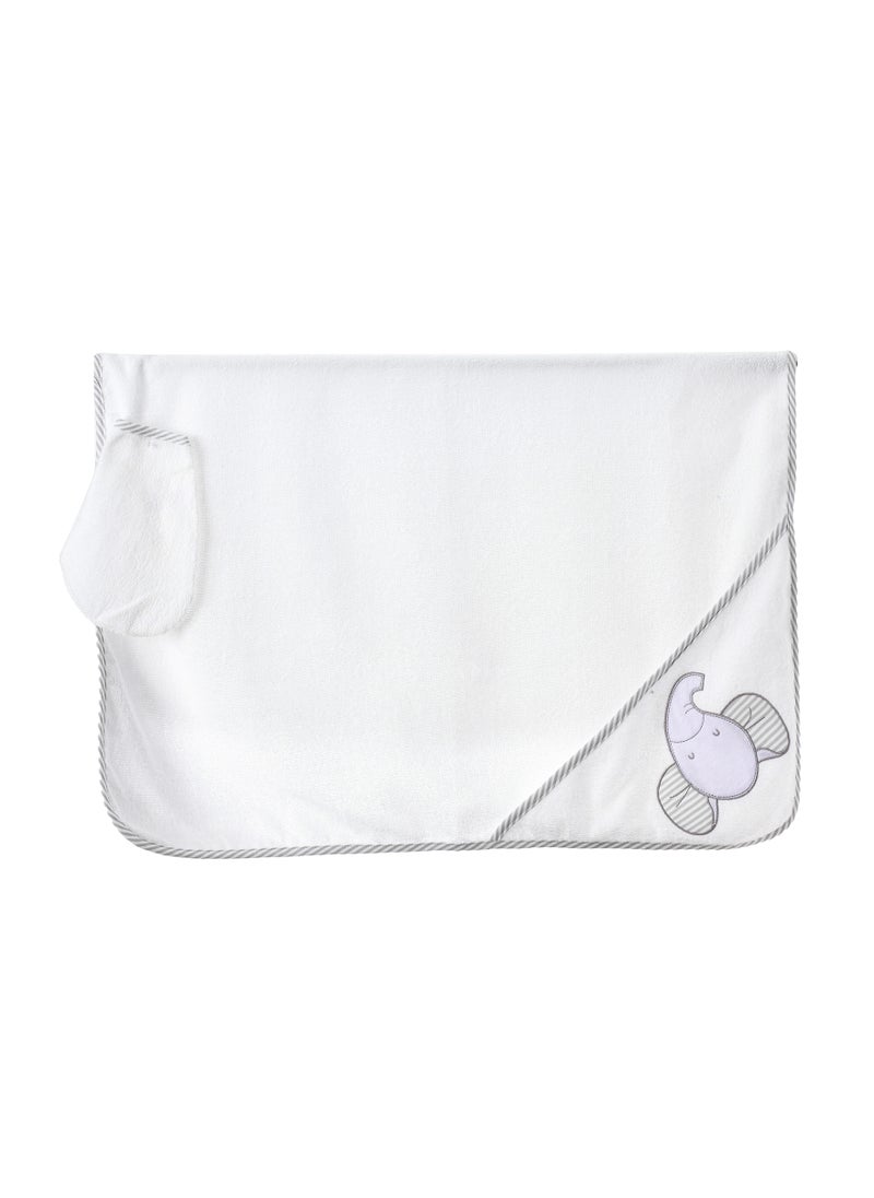 Tiny Hug Adorable Hooded Towel - Perfect for Newborns  - Image 2