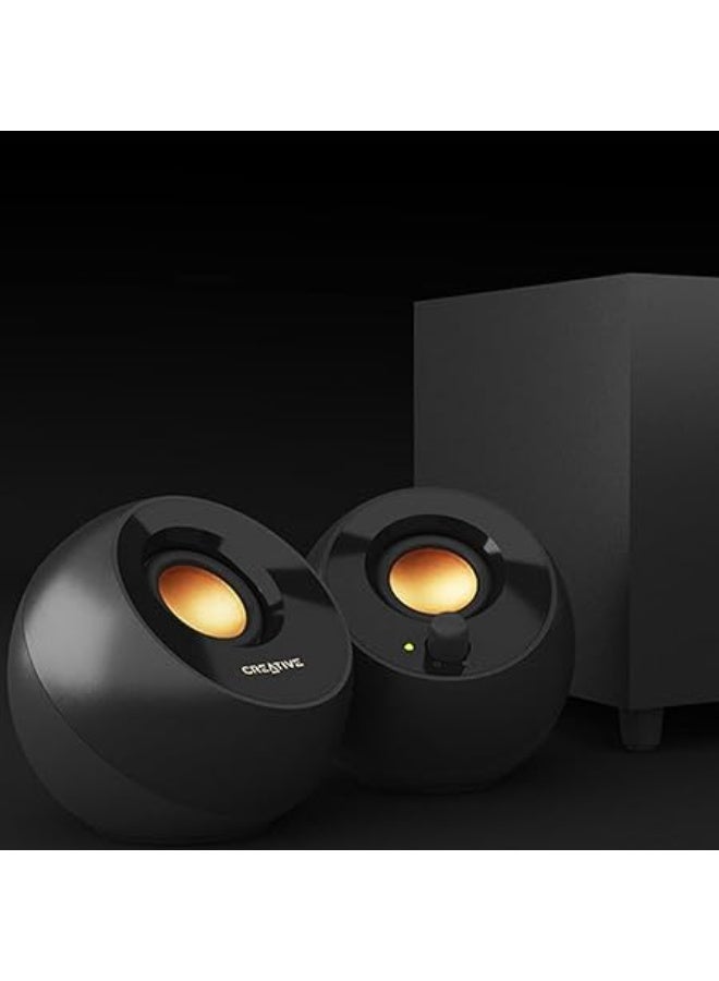 Creative Pebble PlUS 2.1 USb-Powered Desktop Speakers With Down-Firing Subwoofer And Far-Field Drivers, Up To 8W Rms Total Power For Pcs And Laptops - Image 5