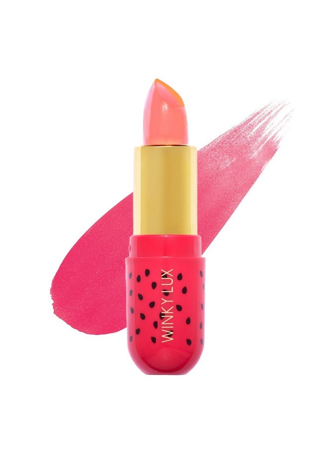 Winky Lux Winky Lux Watermelon Jelly pH Lip Balm, Hydrating Lip Balm, Natural Pink Tint with pH Color Changing, Moisturize & Soften Lips, Vegan & Cruelty Free  - Image 1