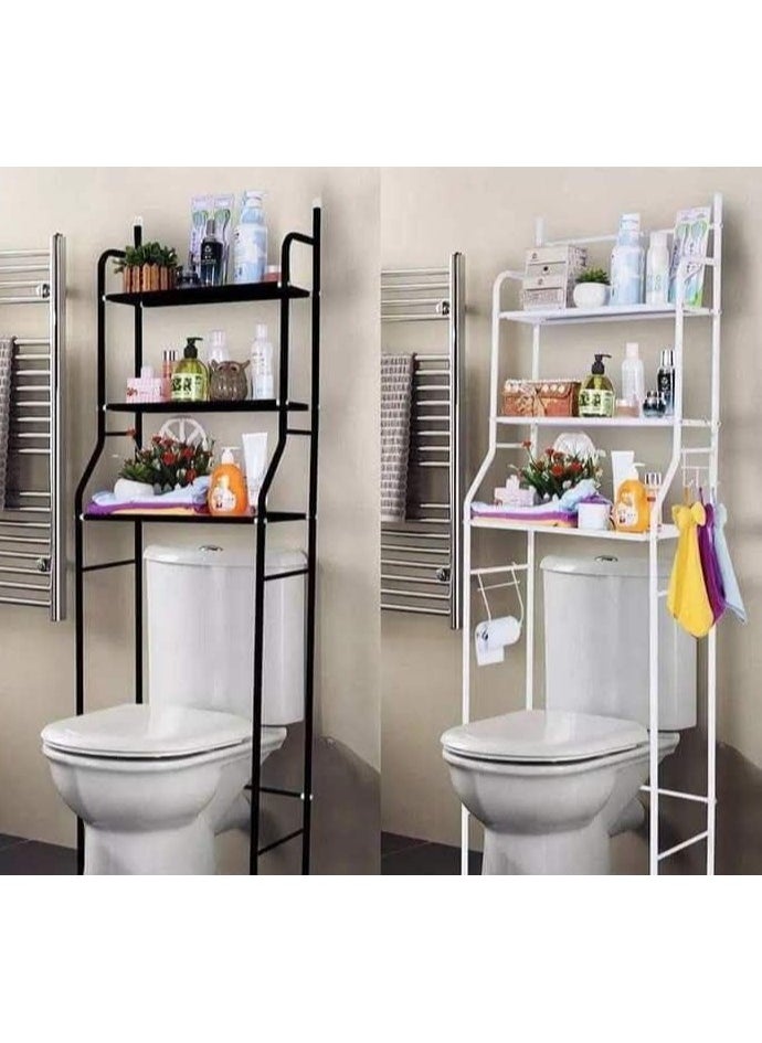 Generic - 3-Tier Stainless Steel Washing Machine Shelf Unit, White - Image 1