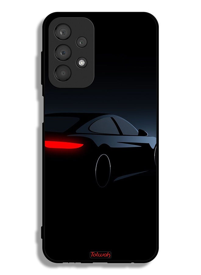Tolwak Samsung Galaxy A23 4G Protective Case Cover Dark Car - Image 1