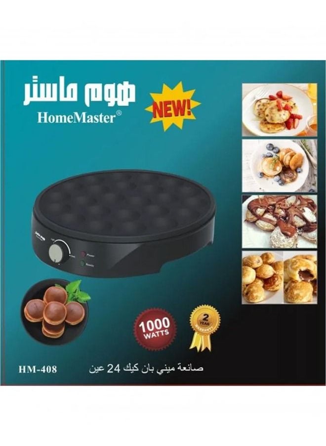 Home Master - Home Master Mini Pancake Maker, 24 pieces, 1000 watts - Image 1