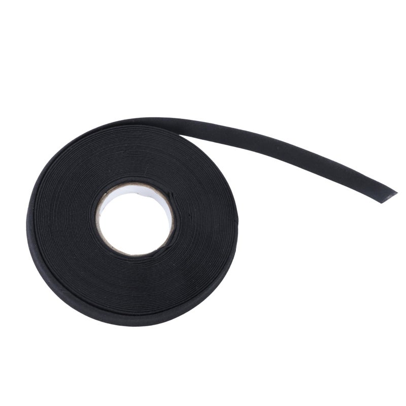 Kexinglu 1/2 Inch Double Fold Bias Tape, 10 Yards Bias Binding Tape Fabric Tape for Sewing Hemming Seaming Quilting Piping (Black) - Image 1