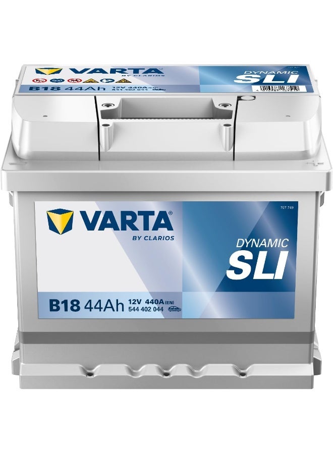Varta Blue Dynamic B18 Car Battery 58344, 12V, 44 Ah, 440 A - Image 1