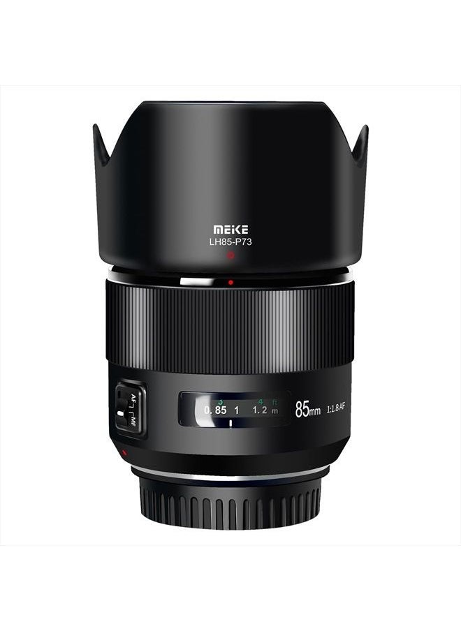 Meke Meike 85mm F1.8 Full Frame Auto Focus Medium-Telephone Portrait Lens Compatible with Canon EOS EF Mount Digital SLR Cameras 5D Mark IV 6D Mark II  - Image 1