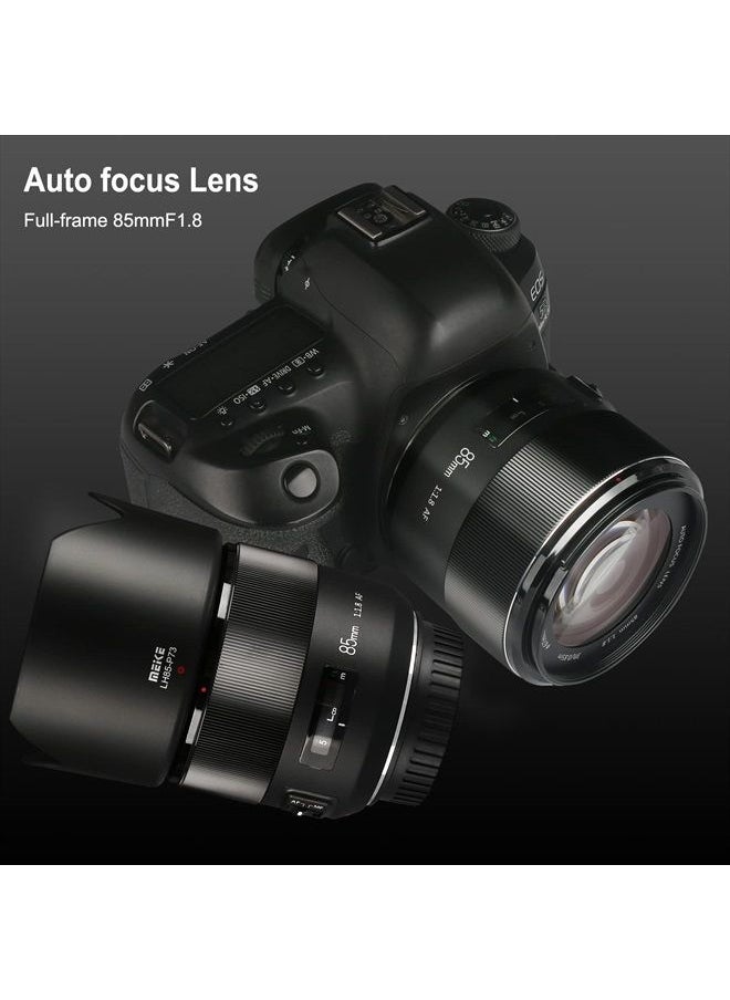 Meke Meike 85mm F1.8 Full Frame Auto Focus Medium-Telephone Portrait Lens Compatible with Canon EOS EF Mount Digital SLR Cameras 5D Mark IV 6D Mark II  - Image 3