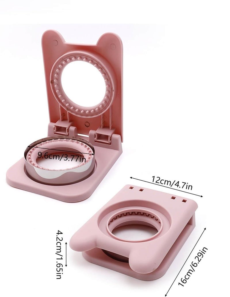 Hemtik Sandwich Cutter and Sealer Serrated Design Stainless Steel Makes Pocket Sandwiches Round - Image 5