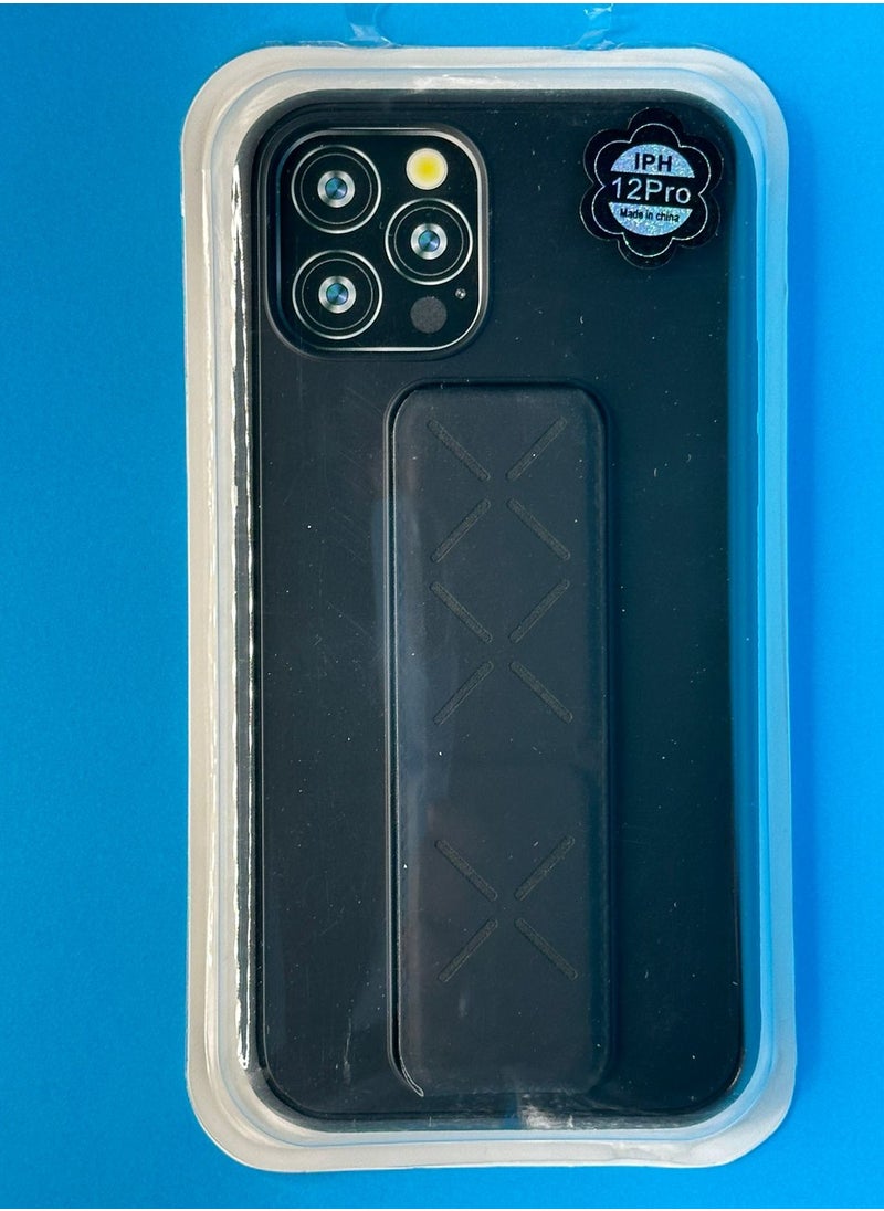 Undefined IPhone 12 Pro Blue Back Cover With Handle 