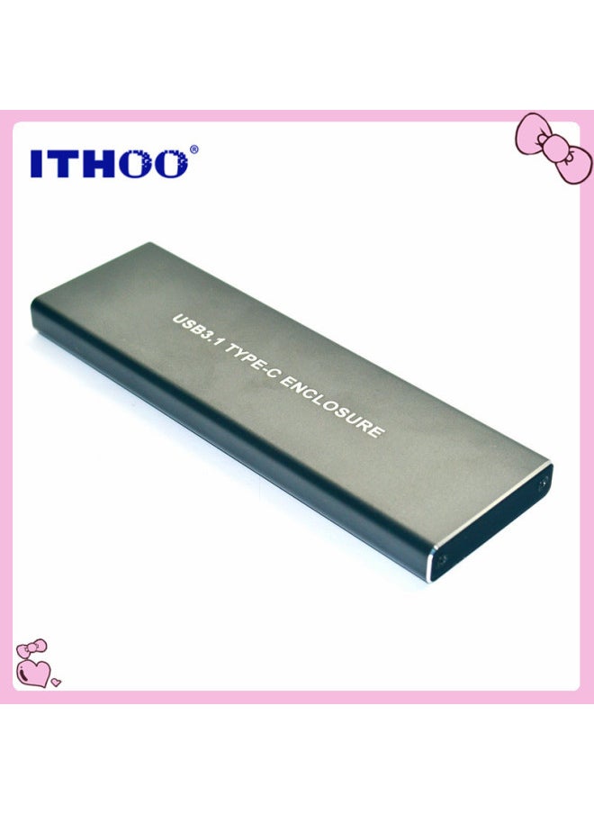 Generic USB3.2 To M.2 NVME Hard Disk Box NGFF PCIE Protocol To Type-C Transfer M2-Color:White  - Image 3