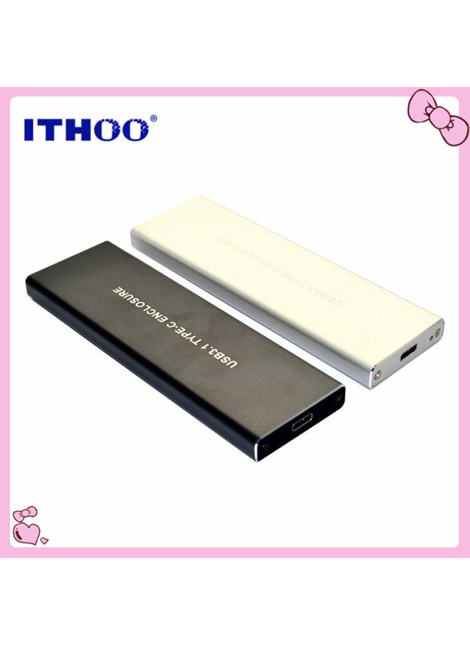 Generic USB3.2 To M.2 NVME Hard Disk Box NGFF PCIE Protocol To Type-C Transfer M2-Color:White  - Image 4