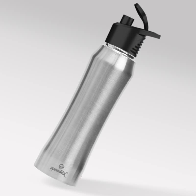 Speedex Stainless Steel Matt Water Bottle 1 Litre with Sipper Cap – Leak-Proof, Durable, Lightweight | Ideal for Kids, Adults, Office, School, Travel | Pack of 2, Set of 2, Combo of 2 (1000ml Each) - Image 2