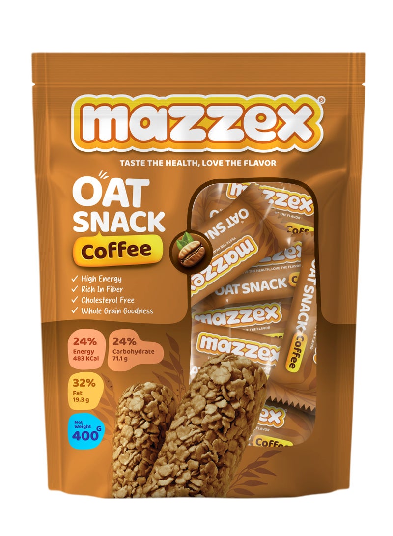 Mazzex Coffee Oat Snack – Pack of 2 (400g Each, Total 800g) - Image 1