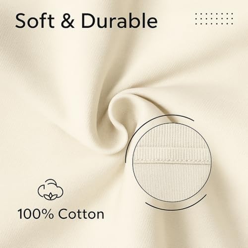 Bhoomi Impex Ivory Satin Band Napkins, 100% Cotton Dinner Napkins - Ideal for Grand Events & Regular Home Use, Soft, Durable Hotel Quality Napkin - 'Royal Collection' (22" X 22") Inch (Ivory, 4 Pack) - Image 3