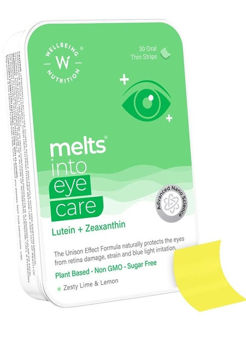 Melts Into Eye Care Vitamins 30 Oral Strips