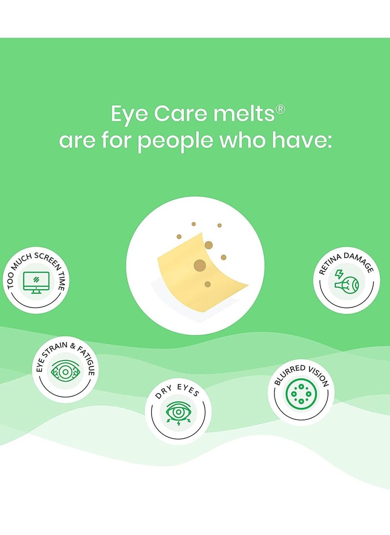 WELLBEING NUTRITION - Melts Into Eye Care Vitamins 30 Oral Strips - Image 1