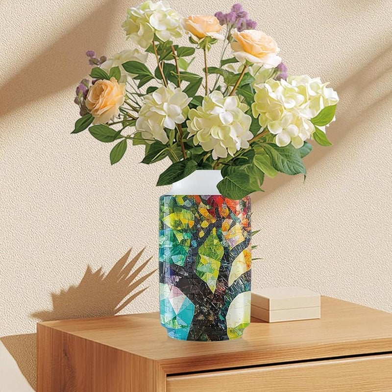 شجرة الحياة 3D لغز مزهرية نموذج بناء عدة للكبار ديكور المنزل هدية - Image 2