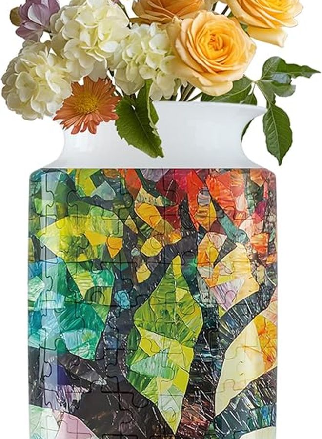 شجرة الحياة 3D لغز مزهرية نموذج بناء عدة للكبار ديكور المنزل هدية - Image 1