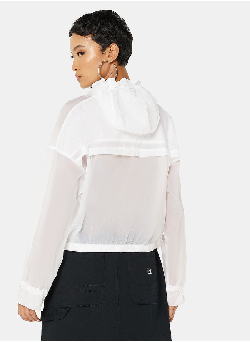 CONVERSE - Sheer Hooded Jacket - Image 1