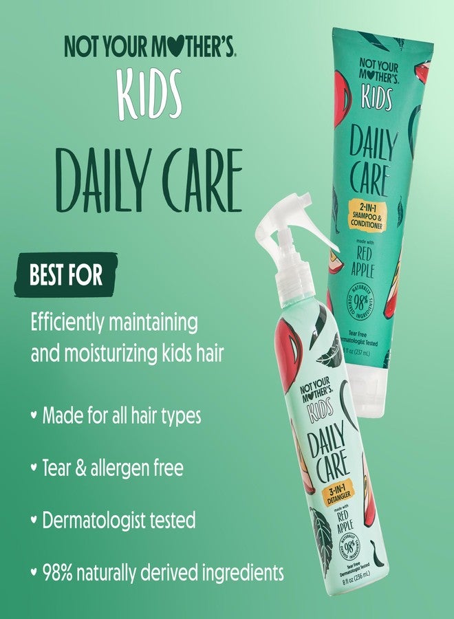 Not Your Mother's Kids Daily Care 2-In-1 Shampoo & Conditioner and 3-In-1 Detangler (2-Pack) - Hair Products for Kids - Ideal for All Hair Types - Image 2