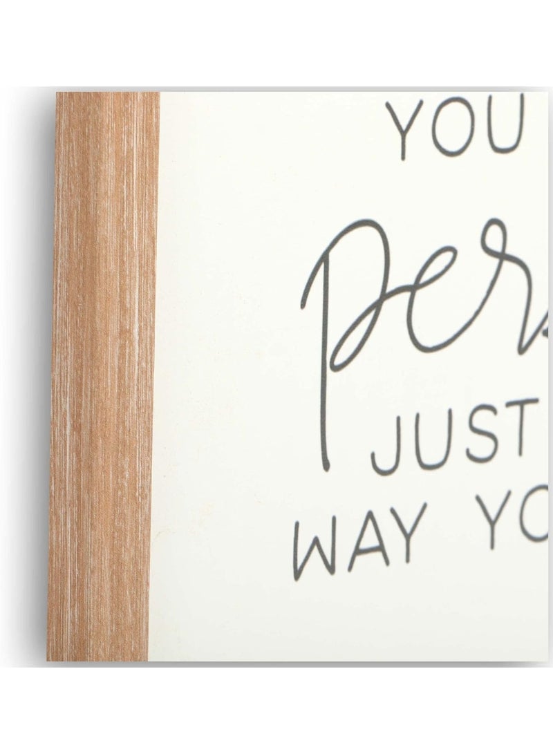 Open Road Brands Bambi You Are Perfect Framed Wood Wall Decor - Vintage Bambi Wall Art With Inspirational Quote for Home Decorating - Image 4