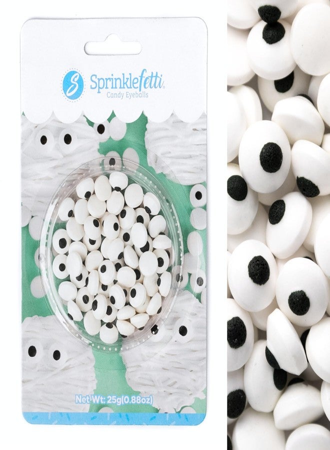 Sweets Indeed Candy Eyeballs – 0.88 oz Blister Pack – Edible Sugar Eyes for Halloween Cookies, Cupcakes, Cakes & Spooky Treats - Image 1