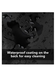 Excefore Car Seat Protector, Two Pieces Car Seat Organizer for Children with Two Pockets, Universal Car Seat Back Protector to Protect Car Seats from Dirt and Damage, Black  - Image 4