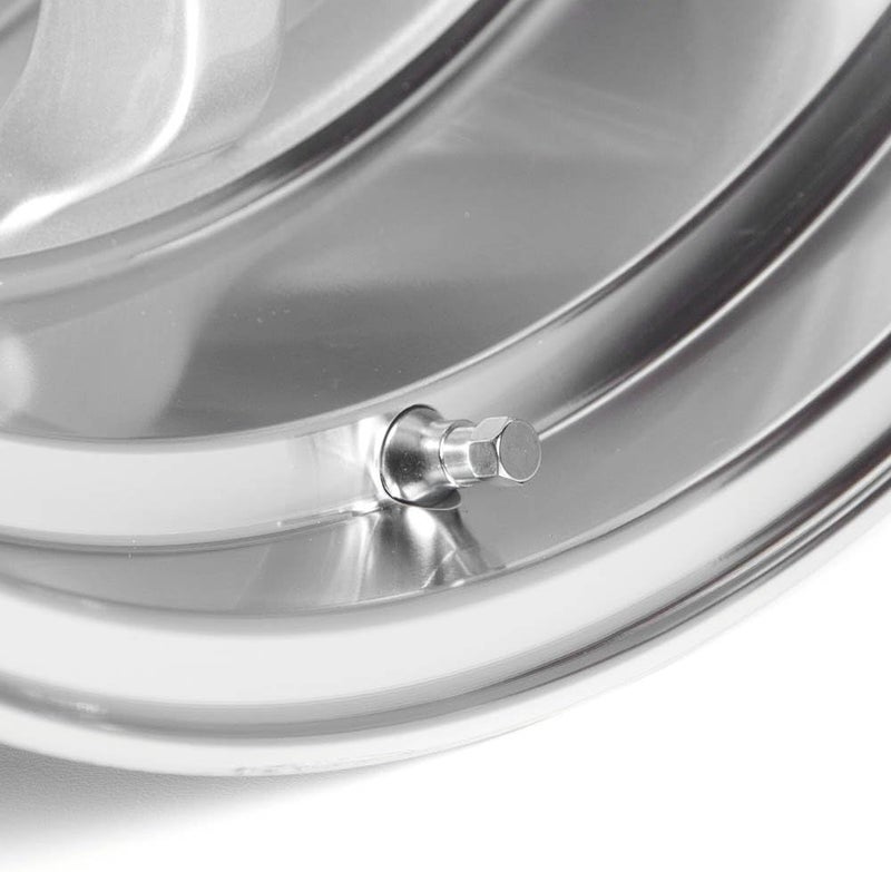 Circuit Performance Shorty Chrome Valve Stems TR412 TR-412 22mm Low Profile (Set of 4) - Image 4
