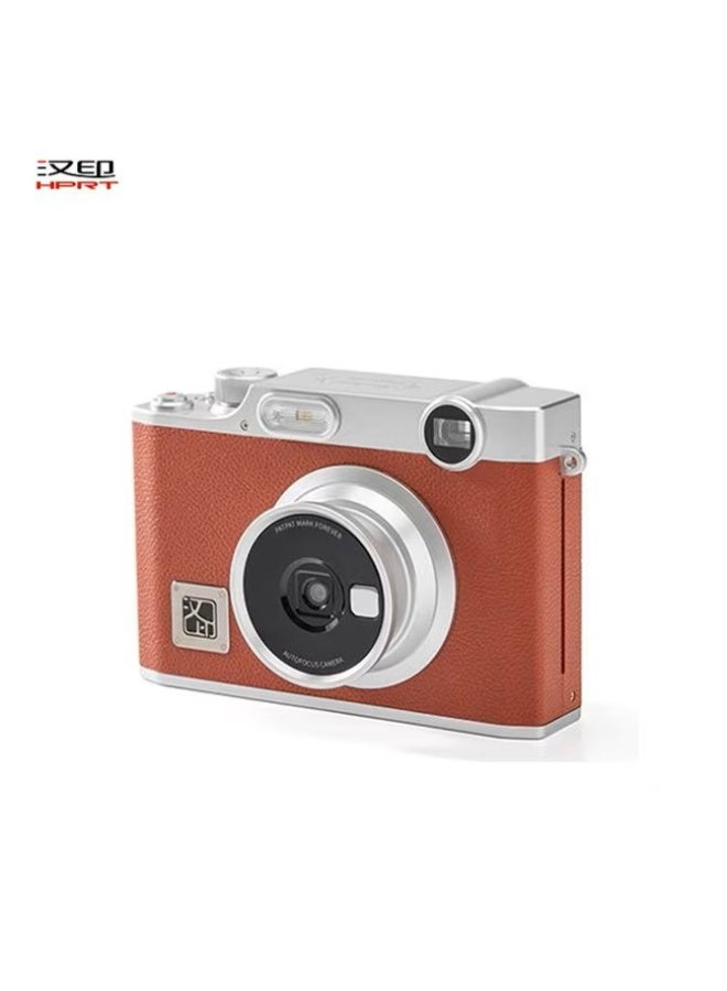 HPRT Z3 Instant Print Camera – 2.8" Screen, Thermal Dye Sublimation, Bluetooth 5.2, HeyPhoto App, 8 Filters, Instant Editing & Printing (Brownk) - Image 1