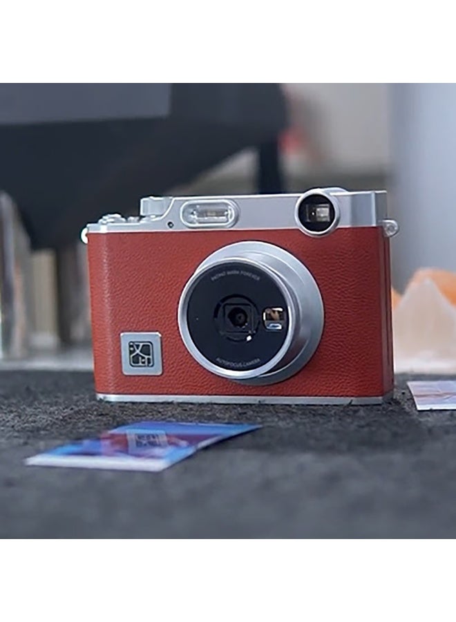 HPRT Z3 Instant Print Camera – 2.8" Screen, Thermal Dye Sublimation, Bluetooth 5.2, HeyPhoto App, 8 Filters, Instant Editing & Printing (Brownk) - Image 2