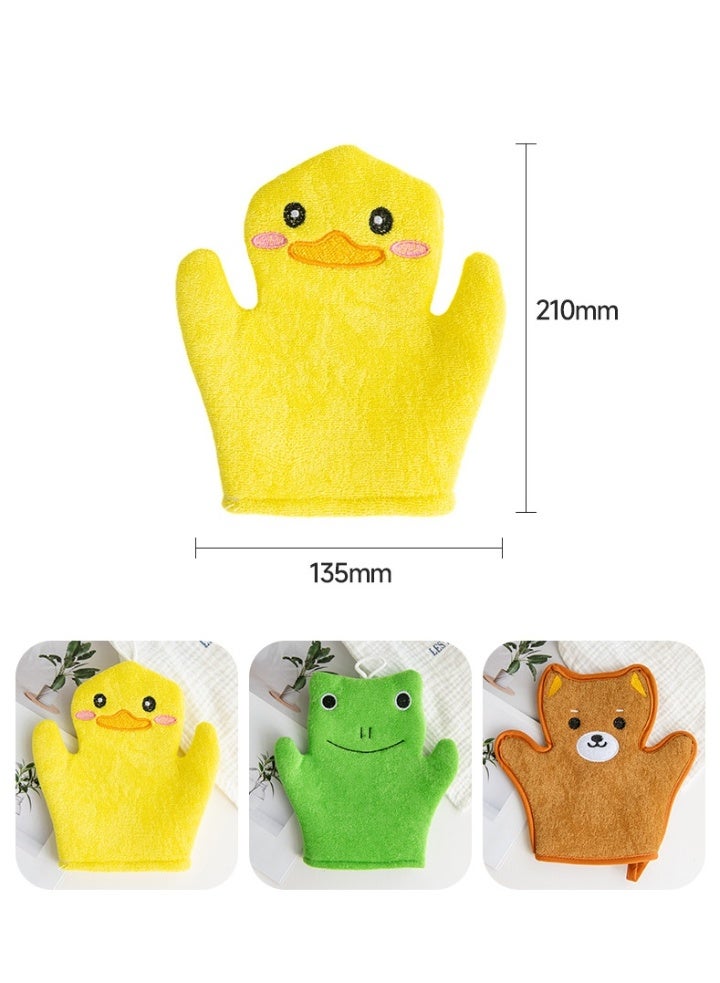Deep Exfoliating Glove, Loofah for Shower Cleaning and Exfoliating The Skin ,Body Scrubber Loofah Sponge for Dead Skin Remover Making Moroccan Bath at Home 3pcs - Image 4