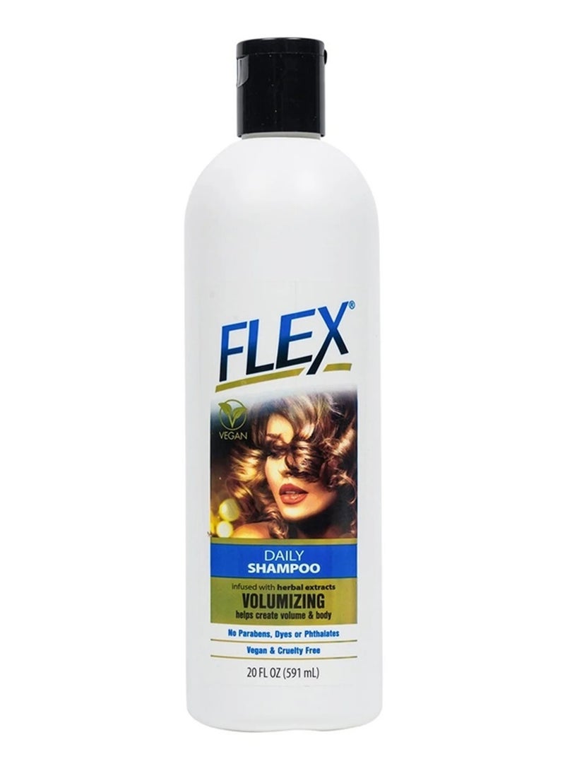 FLEX Daily Volumizing Shampoo Infused With Herbal Extracts 591 ML