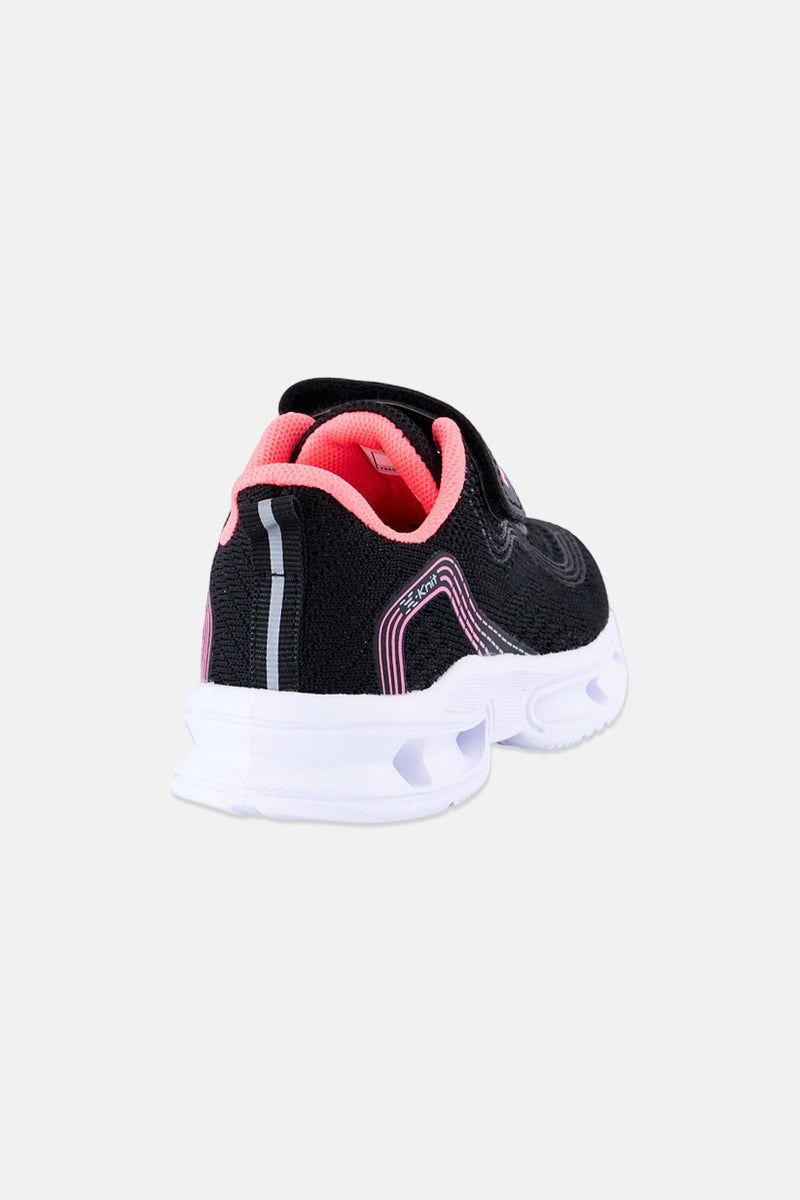 RBX Toddlers Girl Velcro Closure Training Shoes, Black - Image 4