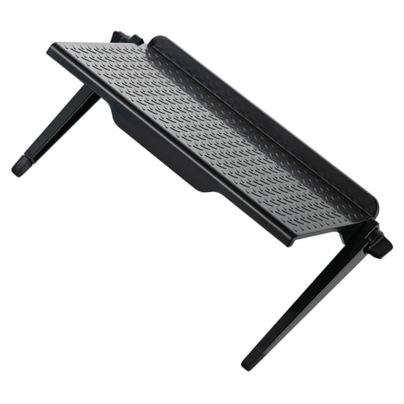 Heavy Duty Monitor Stand Riser with Storage Shelf Easy Installation Black - Image 2