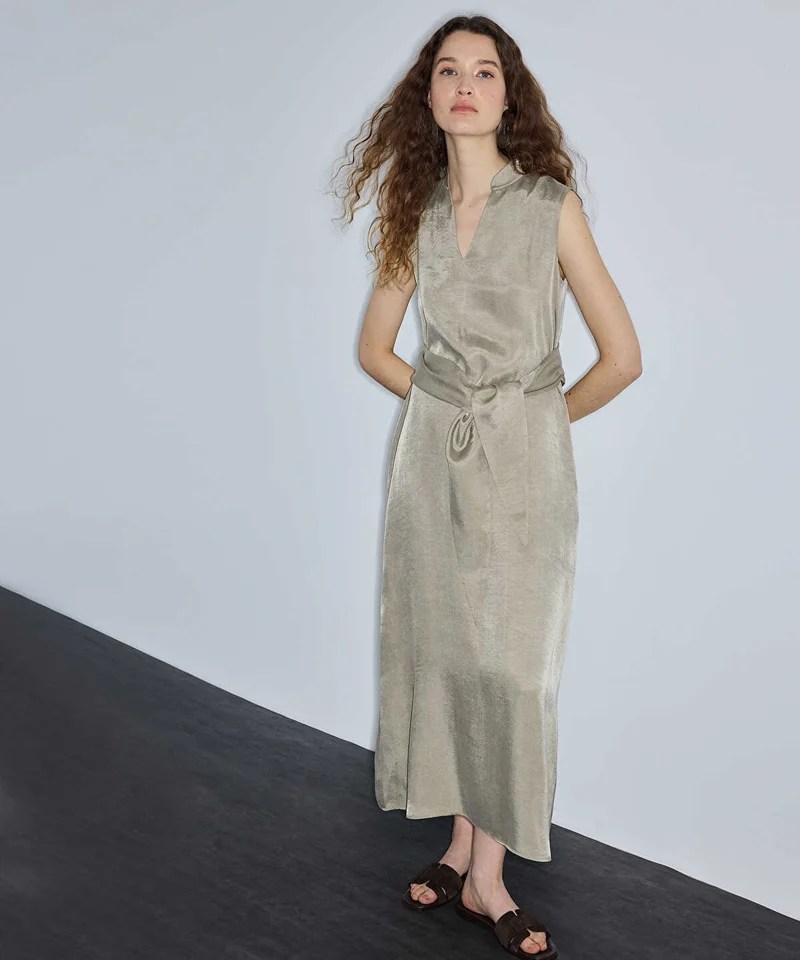 Tie-Waist Dress