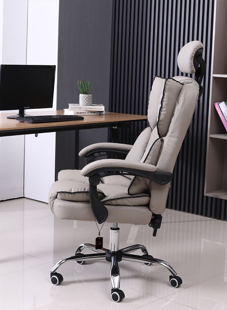 Sharpdo Sharpdo Gaming Chair Racing Style Ergonomic High Back Computer Chair with Height Adjustment, Headrest and Lumbar Support E-Sports Chair, Fantastic Latex Cushion Backrest, Nylon Feet  - Image 4
