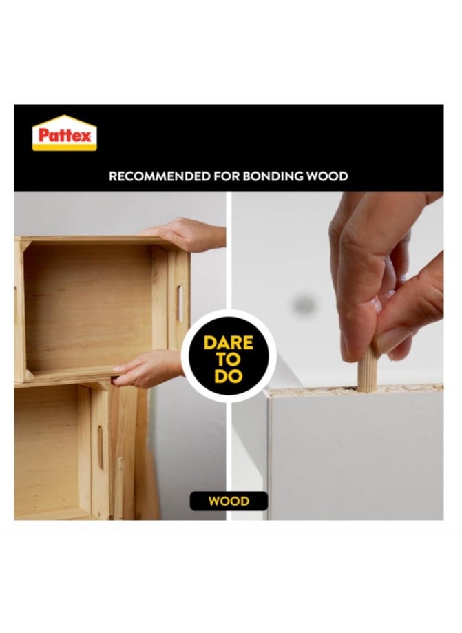 Pattex - Pattex Wood Express, Quick-Drying Wood Glue, White Glue 250G - Image 1