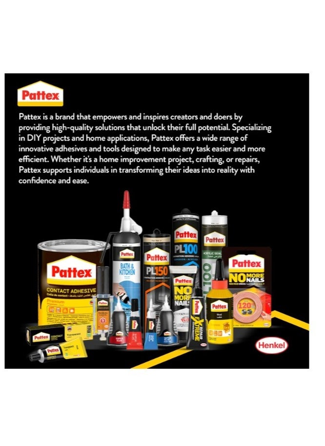 Pattex - Pattex Wood Express, Quick-Drying Wood Glue, White Glue 250G - Image 1