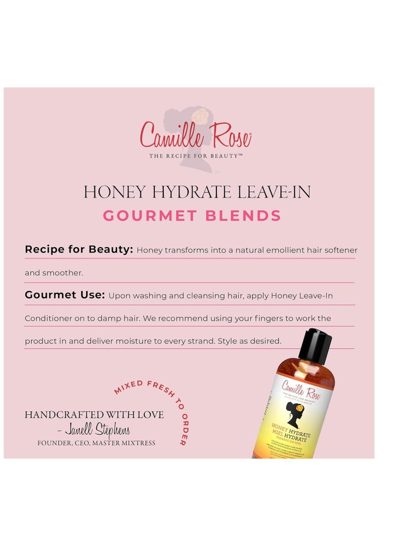 Camille Rose Camille Rose Honey Hydrate Leave In Conditioner, with Aloe and Olive Oil, to Soften Smooth and Protect, Moisturizer for All Hair Types, 9 fl oz  - Image 3