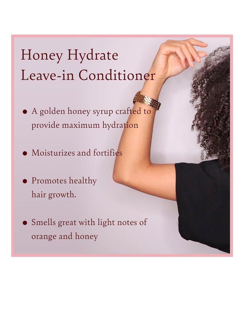 Camille Rose Camille Rose Honey Hydrate Leave In Conditioner, with Aloe and Olive Oil, to Soften Smooth and Protect, Moisturizer for All Hair Types, 9 fl oz  - Image 4