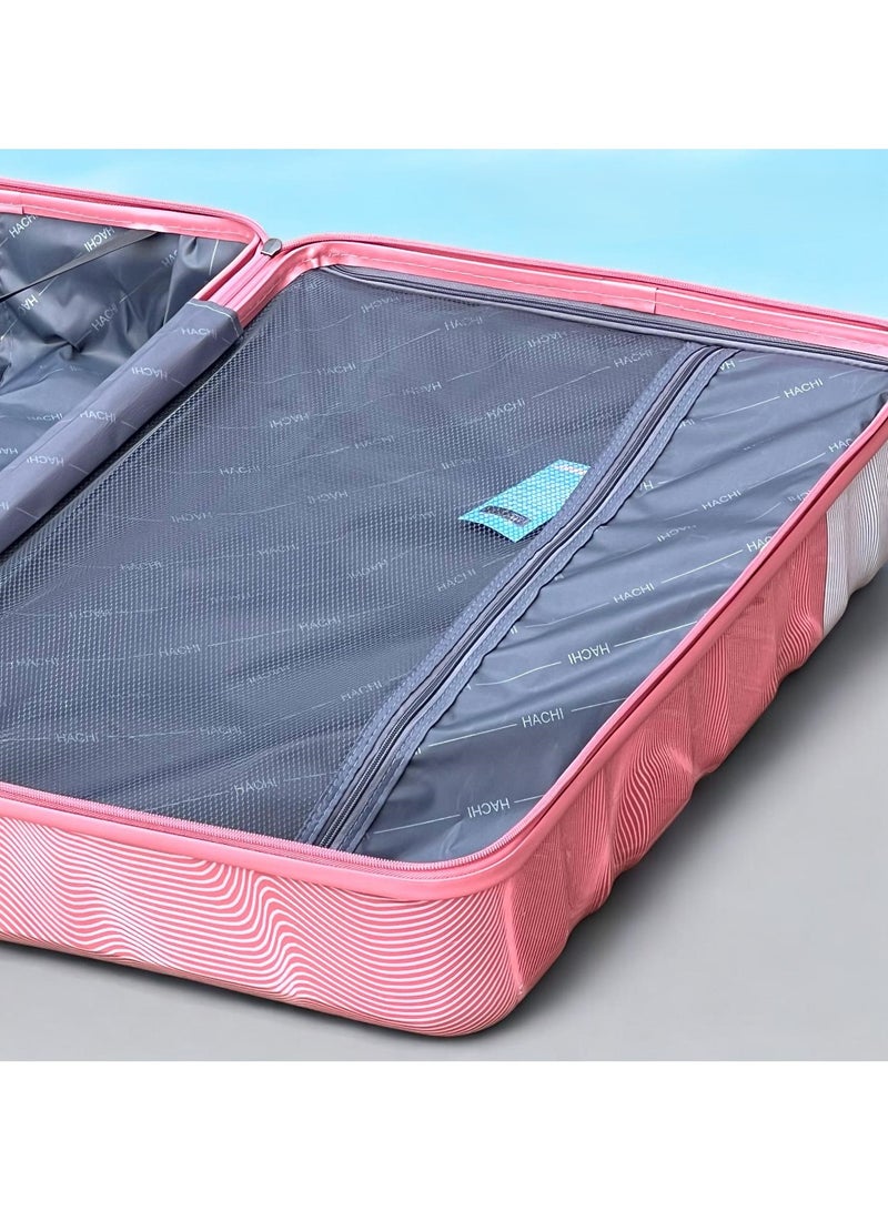 ZAAPPY Lightweight 20 Inch Cabin Luggage, Colorful Printed Polycarbonate (PC) Hard Shell Trolly with Smooth Spinner wheels, Combination Lock Best Suitcase for Travel - Image 2