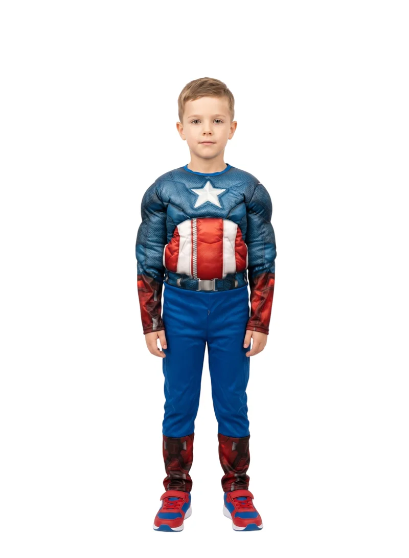 D'daniela Captain America Costume Dark blue