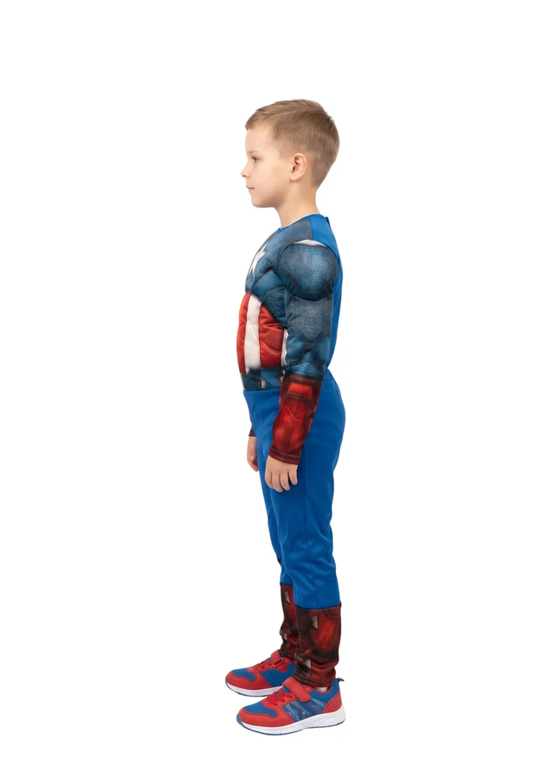 D'daniela Captain America Costume Dark blue