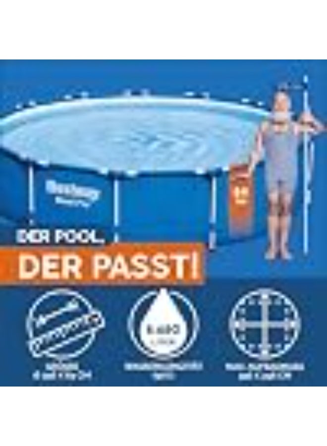 Bestway Steel Frame Swimming Pool 3.96 x 0.84 m with Filter Pump, 8680 L Capacity, Blue - Image 3